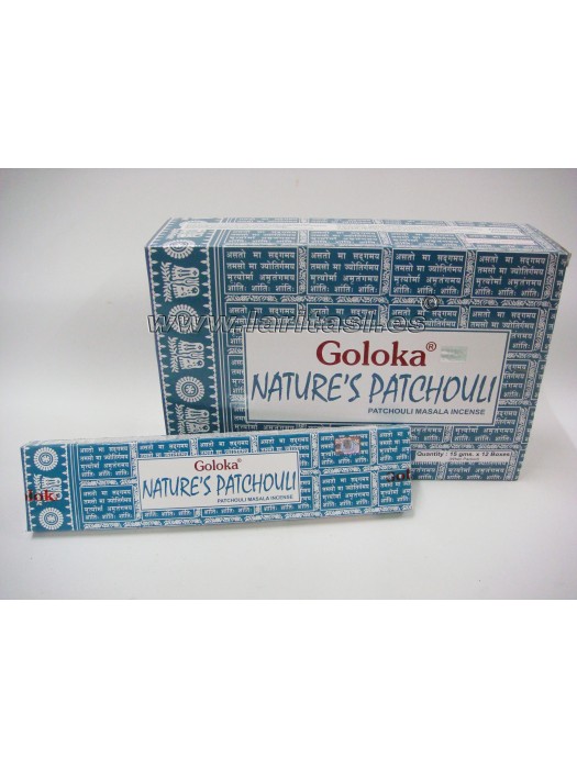 Goloka Nature´s Patchouli 15gr (pack 12)